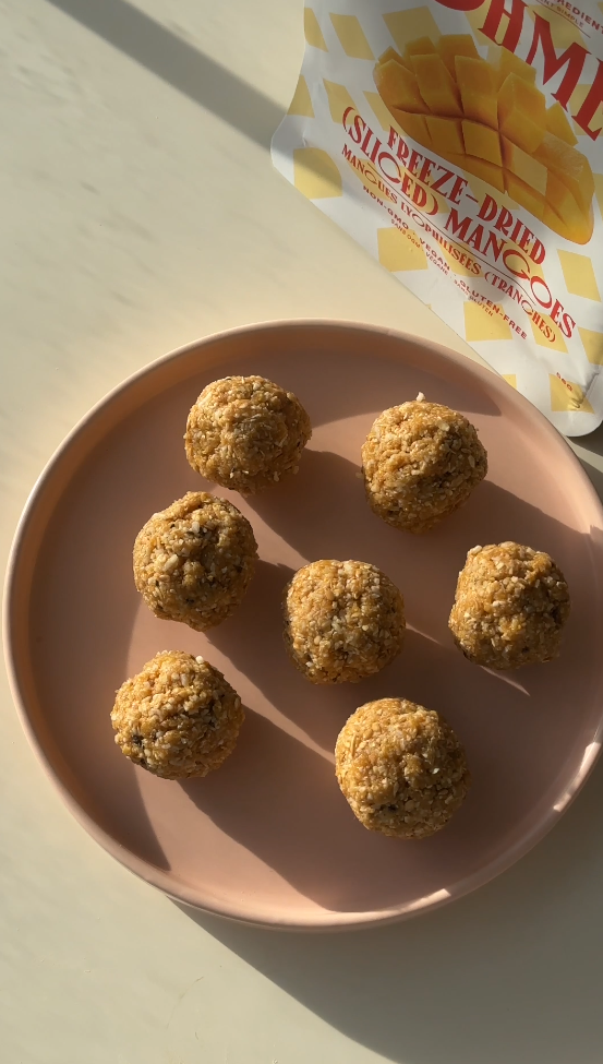 Mango Coconut Energy Bites