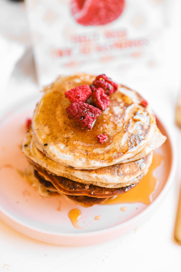 Fluffy Raspberry Pancakes