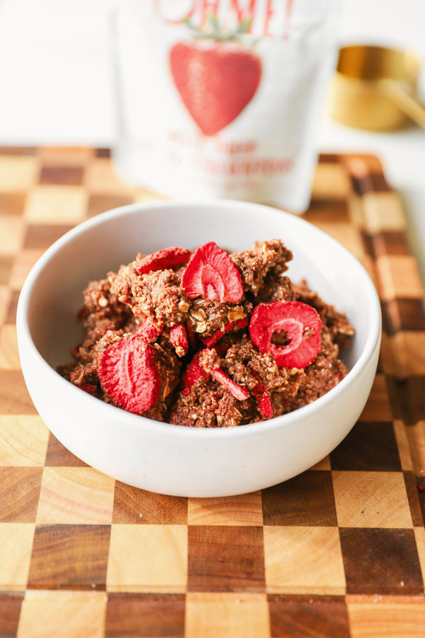 Chocolate Strawberry Edible Cookie Dough