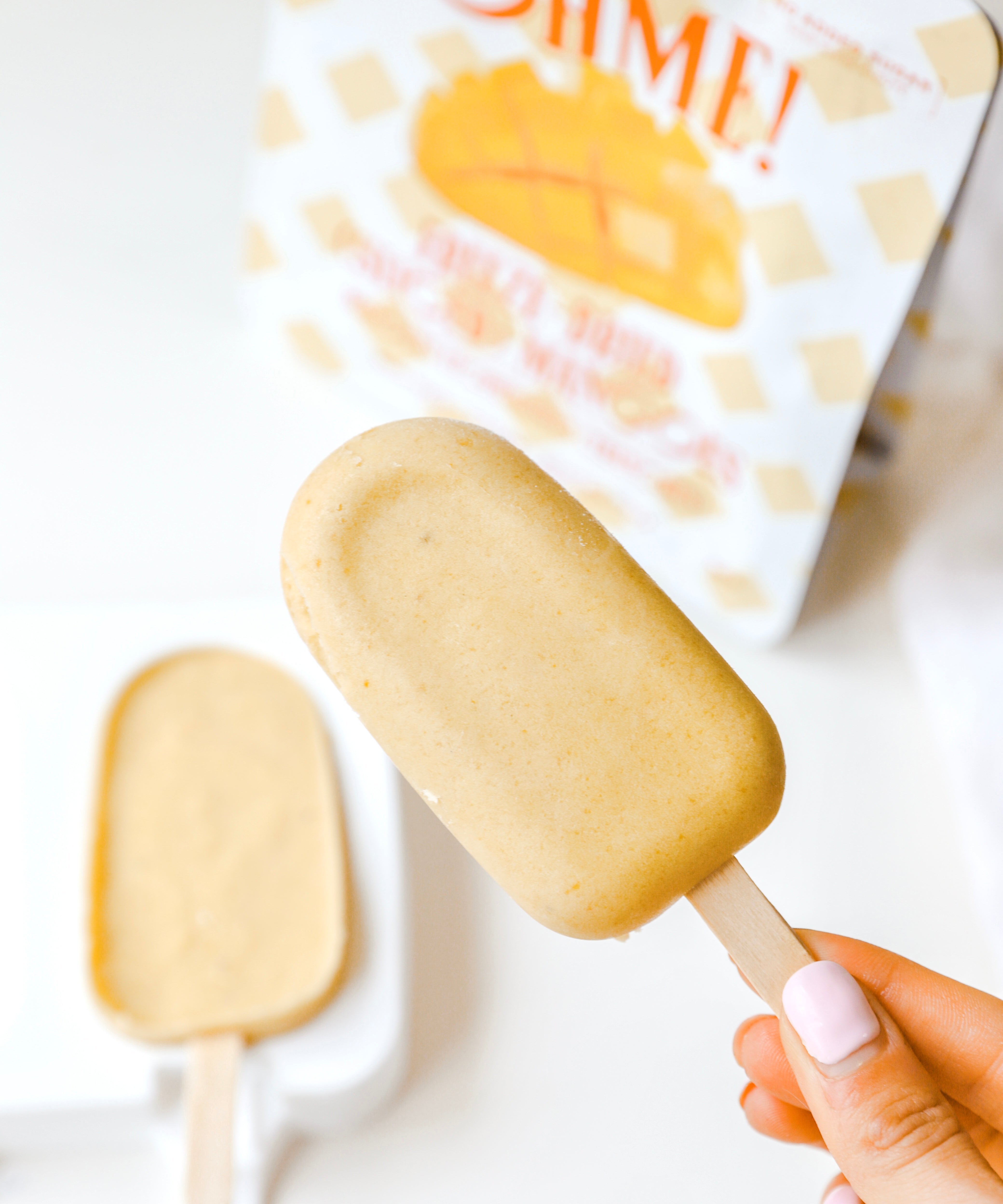 Mango Coconut Popsicles