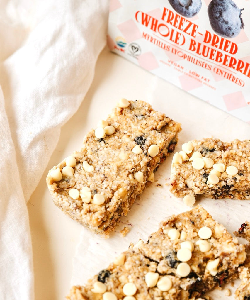 White Chocolate Blueberry Bars