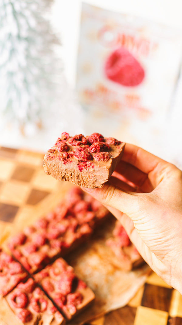 Chocolate Raspberry Fudge