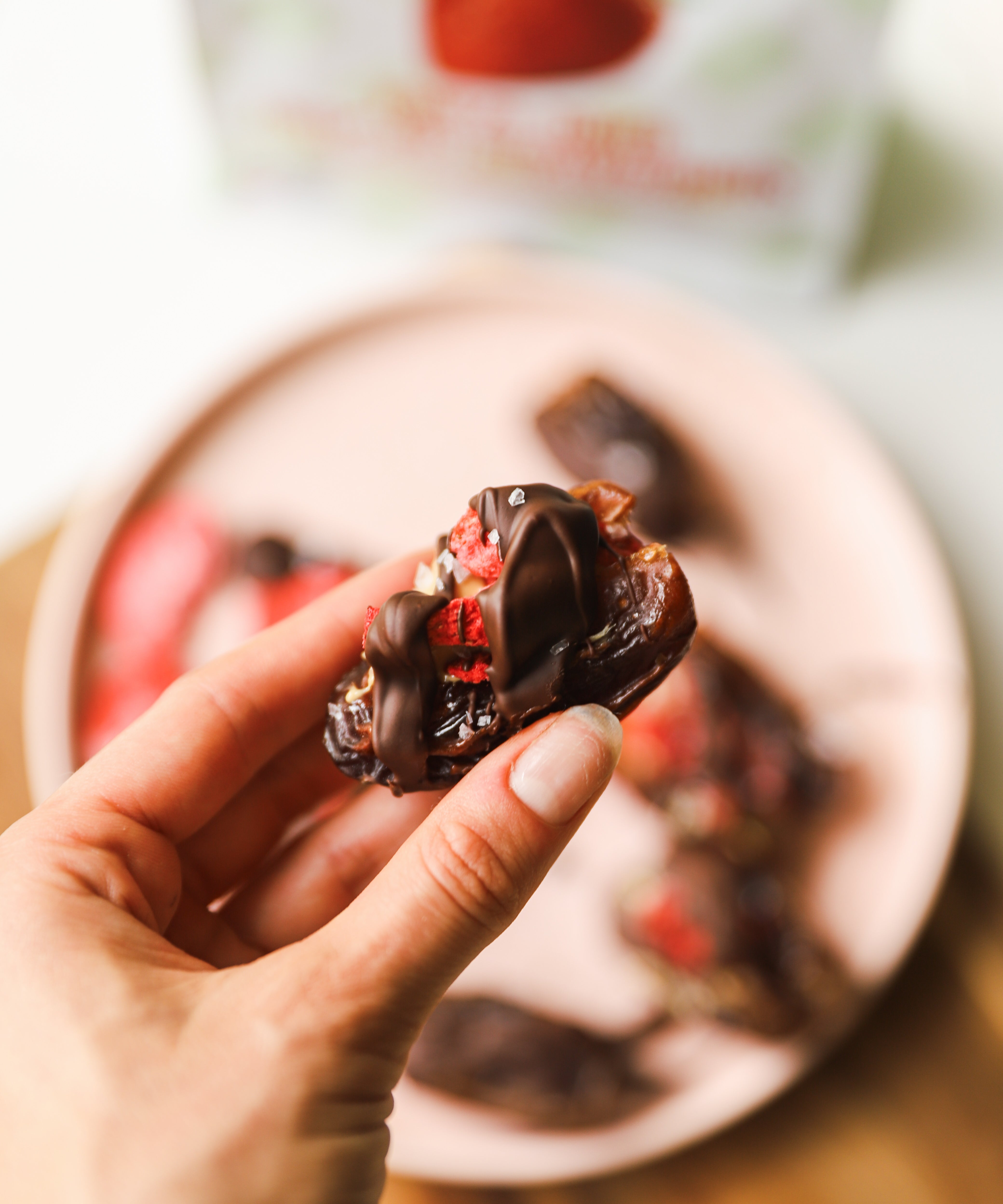 Strawberry Chocolate Dates