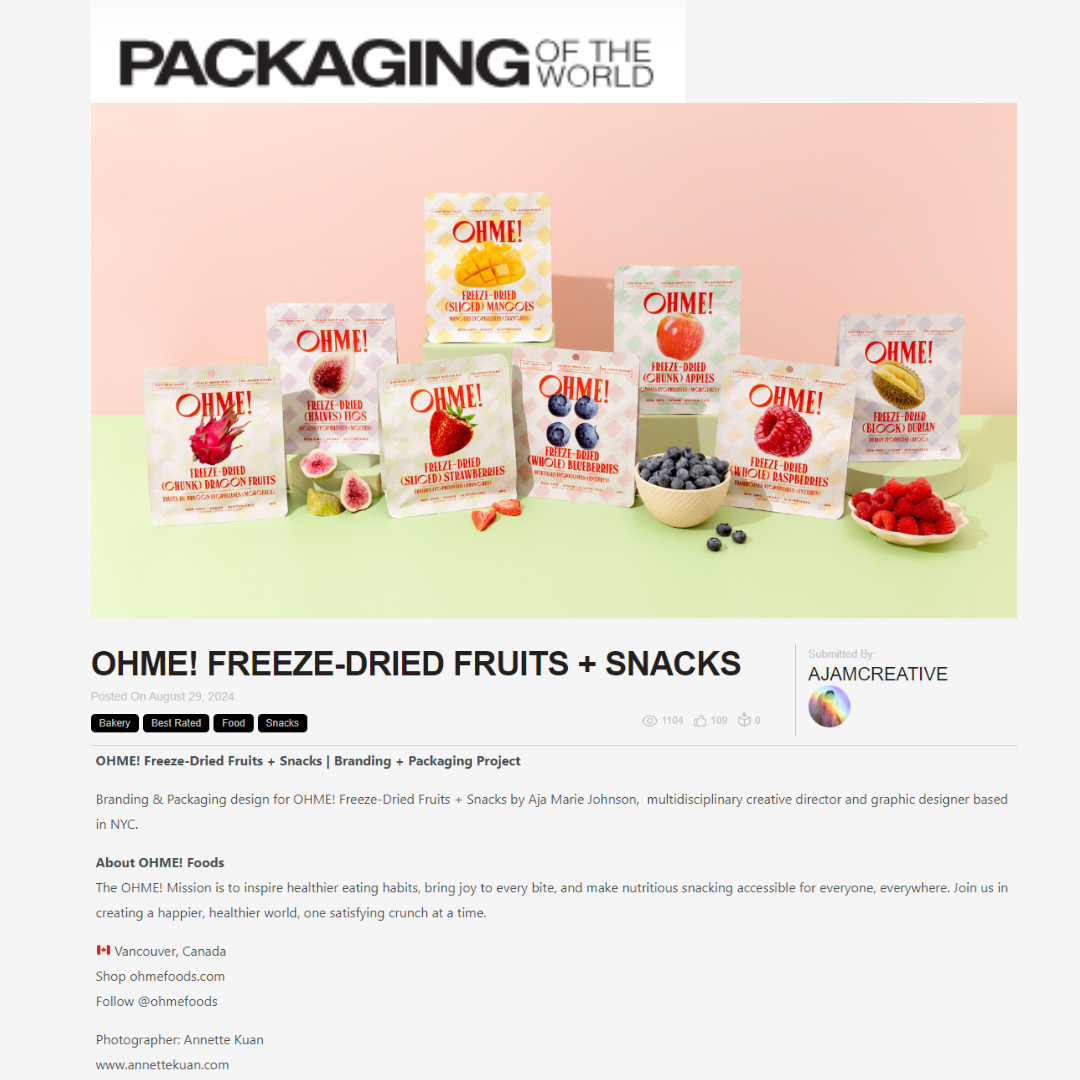 OHME! Freeze-Dried Fruits + Snacks