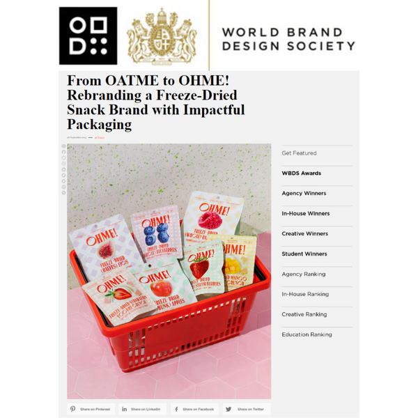 From OATME to OHME! Rebranding a Freeze-Dried Snack Brand with Impactful Packaging